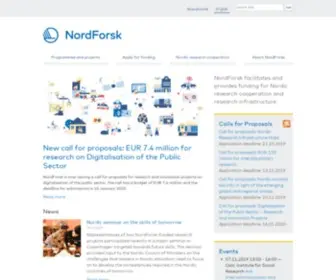 Nordforsk.org(Nordforsk) Screenshot