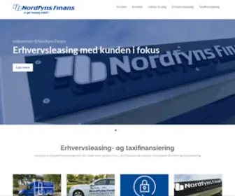 Nordfynsfinans.dk(Forside) Screenshot