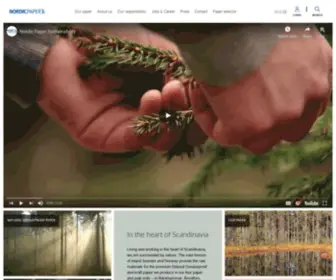 Nordic-Paper.com(Our paper) Screenshot