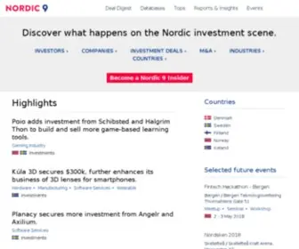 Nordic9.com(Nordic 9) Screenshot