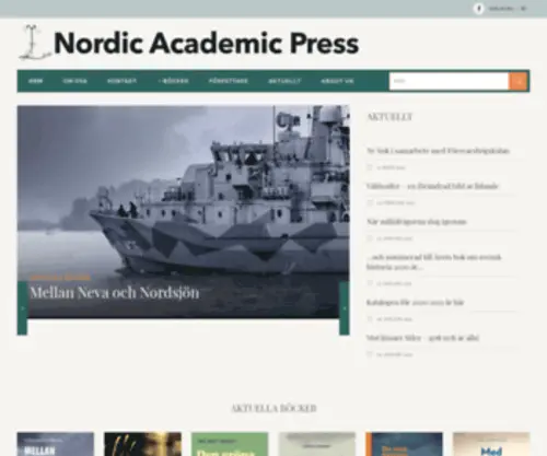 NordicacademicPress.com(Kvalificerad forskning från de nordiska länderna) Screenshot