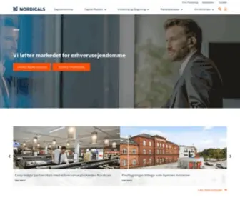 Nordicals.dk(Nordicals erhvervsmæglere) Screenshot