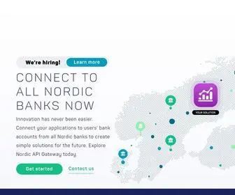 Nordicapigateway.com(Nordic API Gateway) Screenshot