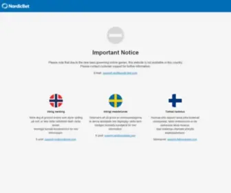 Nordicbet.com Screenshot