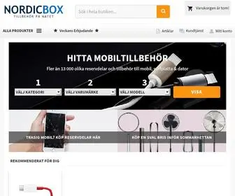 Nordicbox.se(Mobiltillbehör) Screenshot