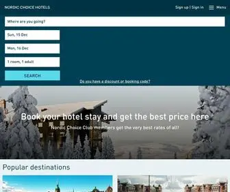 Nordicchoicehotels.com(Nordic Choice Hotels) Screenshot