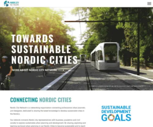 Nordiccitynetwork.com(Towards Sustainable Nordic Cities) Screenshot