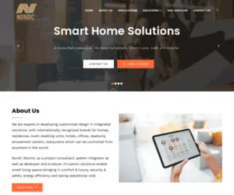 Nordicelectric.fi(Nordic Electric) Screenshot