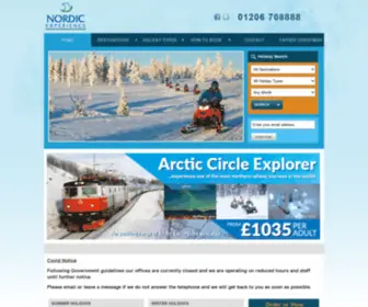 Nordicexperience.co.uk(Nordic Experience) Screenshot