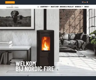 NordicFire.nl(Nordic fire) Screenshot