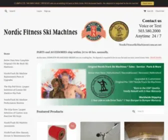 NordicFitnessskimachines.com(NordicTrack Skier) Screenshot