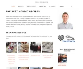 NordicFoodliving.com(Nordic Food Blog with the BEST and TRADITIONAL Recipes) Screenshot