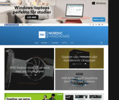 Nordichardware.com(Sveriges största testare av datorprodukter) Screenshot