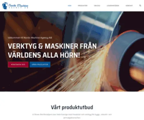 Nordicmachine.se(Nordic Machine Agency AB) Screenshot