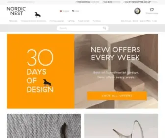 Nordicnest.com(Shop Scandinavian Design Online) Screenshot