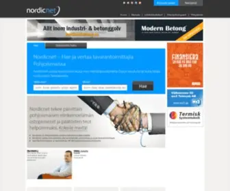 Nordicnet.fi(Sisäänostajien hakukone) Screenshot