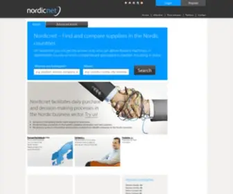 Nordicnet.net(Business information) Screenshot