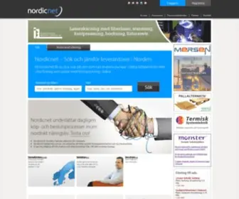 Nordicnet.se(Sök och jämför leverantörer i Norden) Screenshot