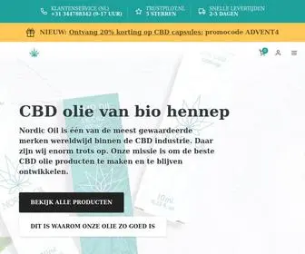 Nordicoil.com(Buy CBD Oil from Nordic Oil to ensure yourself one of the best CBD oils online. Many Reviews) Screenshot