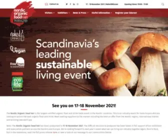 Nordicorganicexpo.com(The Nordic Organic Food Fair) Screenshot