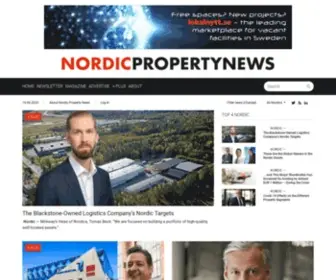 NordicPropertynews.com(Nordic Property News delivers free Nordic real estate news with associated newsletter which) Screenshot
