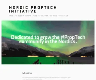 NordicProptech.com(Nordic PropTech Initiative) Screenshot