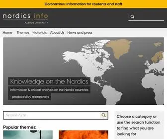 Nordics.info(Explore information and critical analysis on the Nordic countries) Screenshot