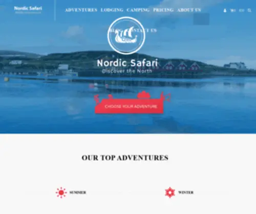 Nordicsafari.no(Discover the North) Screenshot