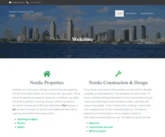 Nordicsd.com(Nordic Companies of San Diego) Screenshot