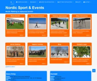 Nordicsport.pl(Strona na temat Nordic Walkingu) Screenshot