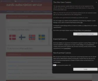 Nordicsubs.com(Customer Selection) Screenshot