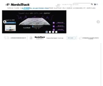 Nordictrack.fr(Spécialiste haut de gamme en sport à la maison) Screenshot