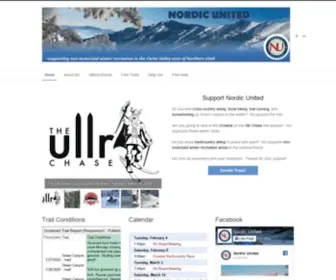 Nordicunited.org(The home page for Nordic United) Screenshot