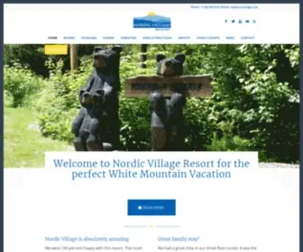 NordicVillage.com(Nordic Village Resort) Screenshot