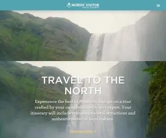 NordicVisitor.com(Travel Agents & Tour Operators for Nordics & Northern Europe) Screenshot