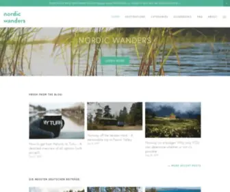 Nordicwanders.com(Expert World Travel) Screenshot