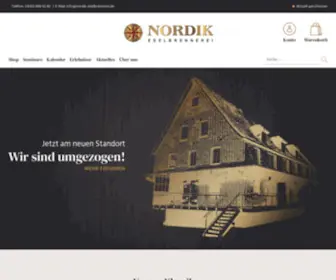 Nordik-Edelbrennerei.de(NORDIK Edelbrennerei) Screenshot