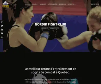 Nordikfightclub.com(Nordik Fight Club) Screenshot