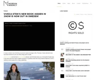 Nordinagency.se(IN LOVE WITH WRITERS SINCE 1990) Screenshot