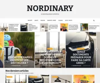 Nordinary.fr(Le nouveau blog lifestyle) Screenshot