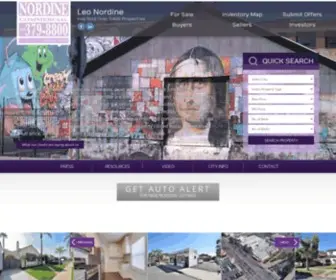 Nordinecommercial.com(Commercial and Industrial Real Estate Los Angeles) Screenshot