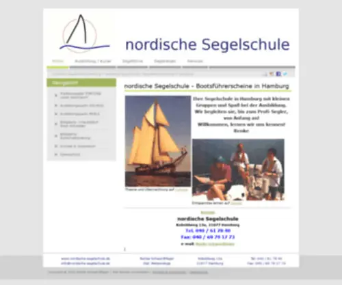 Nordische-Segelschule.de(Nordische Segelschule) Screenshot