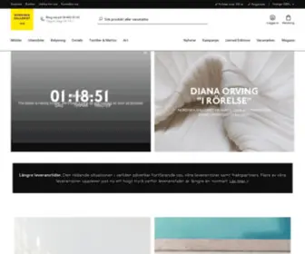 Nordiskagalleriet.no(Eksklusive møbler og belysning fra kjente designere) Screenshot
