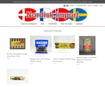 Nordiskimport.com(Nordisk Import) Screenshot