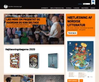 Nordisklitteratur.org(Nordisk litteraturuge) Screenshot