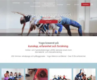 Nordiskyoga.se(Nordiska Yogainstitutet) Screenshot