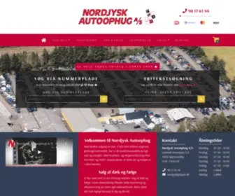 NordjYsk-Autoophug.dk(Autogenbrug) Screenshot
