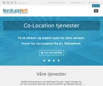 Nordkapp.net(Kundeområdet) Screenshot