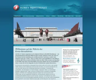 Nordkoreareisen.de(Korea Reisedienst) Screenshot