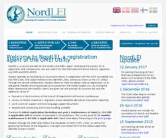 Nordlei.org(Largest agent in the Nordics) Screenshot